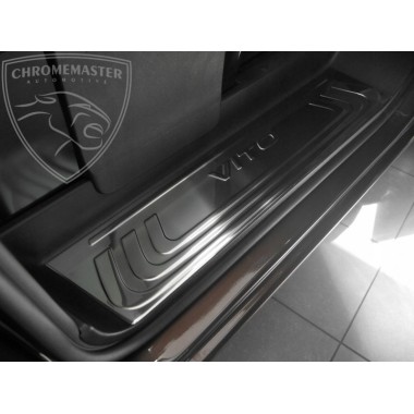 Накладки на дверные пороги (Omsaline, 4733092) Mercedes Vito V-class W447 (2014-) бренд – Omtec (Omsaline) главное фото